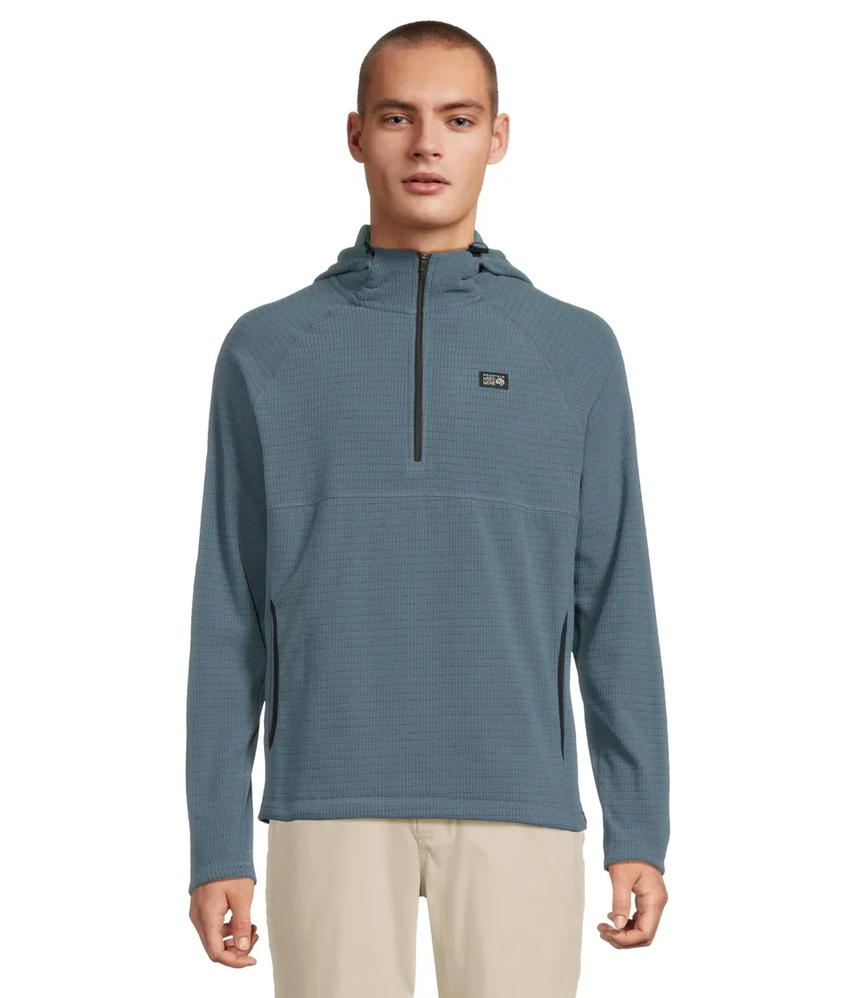 mountain-hardwear-summit-grid-fleece-hoody-lightweight-insulating-mid-layer-with image 1