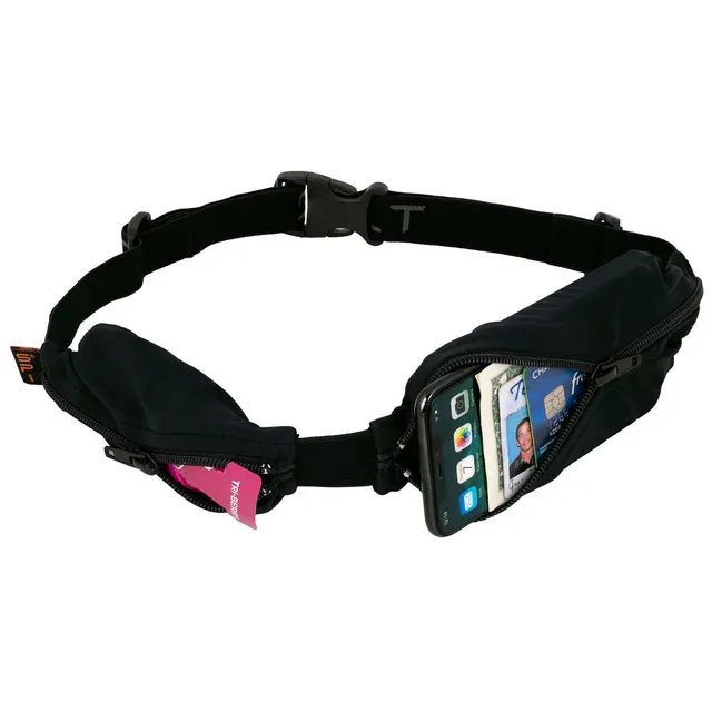 spibelt-dual-pocket-running-belt-expandable-dual-pocket-waist-pack-for-large-pho image 1