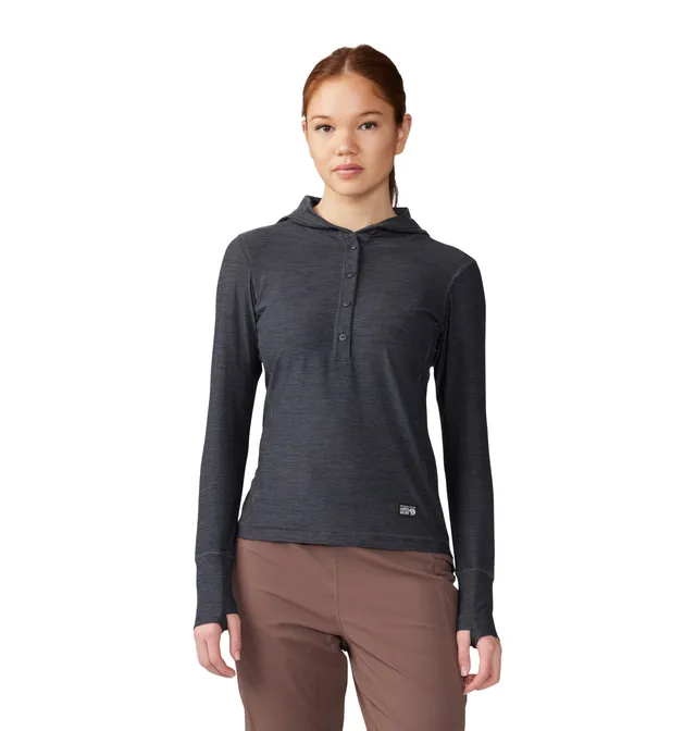 mountain-hardwear-chillaction-hoodie-peached-jersey-lounge-fleece-with-upf-30-su image 1