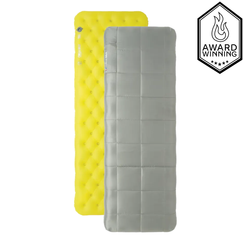 big-agnes-circle-back-insulated-sleeping-pad-two-part-cover-air-bladder-design-r image 1