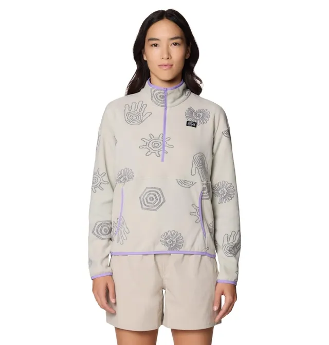 mountain-hardwear-microchill-half-zip-100-brushed-recycled-polyester-fleece-pull image 1