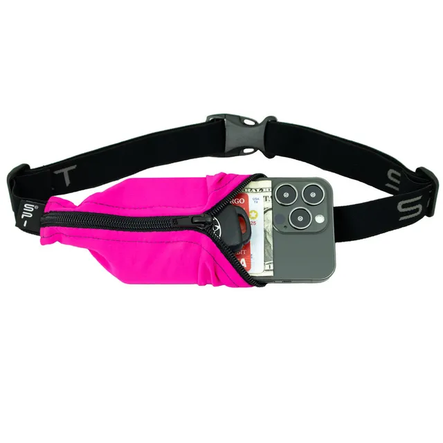 spibelt-fuchsia-running-belt-original-bounce-free-expandable-waist-pocket-fits-l image 1