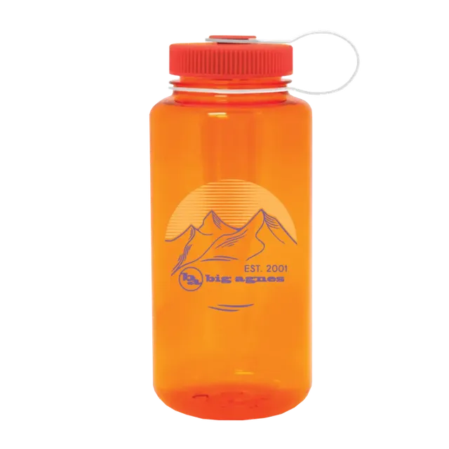 big-agnes-est-2001-logo-nalgene-wide-mouth-bpa-free-water-bottle-25th-anniversar image 1
