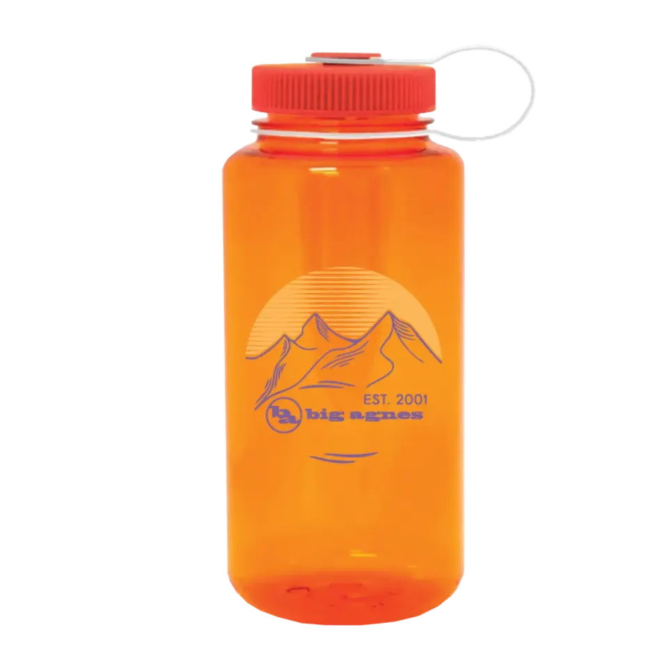 big-agnes-est-2001-logo-nalgene-wide-mouth-bpa-free-water-bottle-25th-anniversar image 1