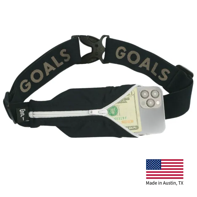spibelt-goals-belt-pro-running-belt-with-black-zipper image 1