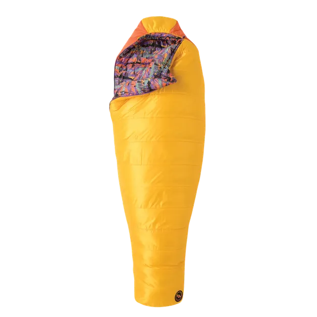 big-agnes-women-s-anthracite-20-alpenglow-recycled-synthetic-mummy-sleeping-bag image 1