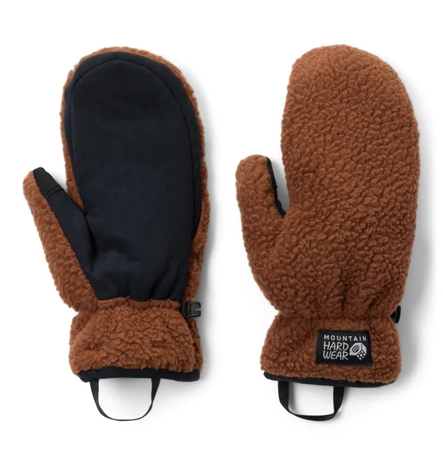 mountain-hardwear-men-s-hicamp-fleece-mitt-high-loft-sherpa-fleece-touchscreen-c image 1