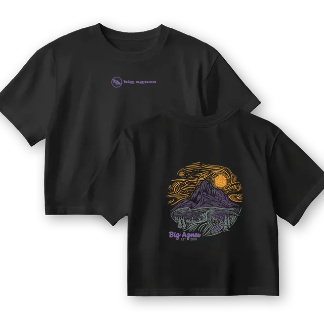big-agnes-w-s-cosmic-sky-t-shirt-limited-edition-25th-anniversary-ring-spun-cott image 1