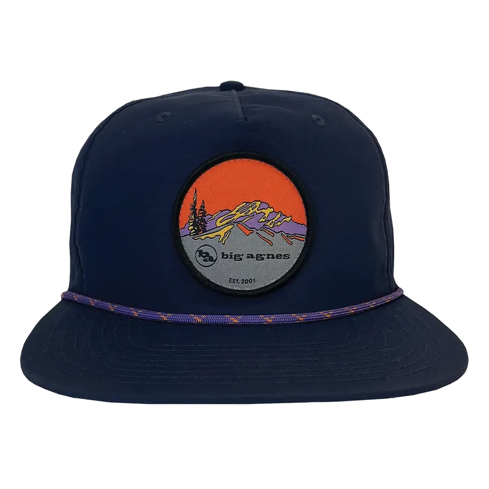 big-agnes-est-2001-flat-brim-hat-25th-anniversary-limited-edition-rope-cap image 1