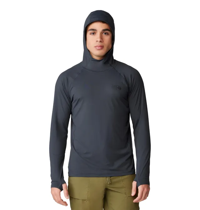 mountain-hardwear-crater-lake-hoody-men-s-upf-50-sun-protection-long-sleeve-hiki image 1