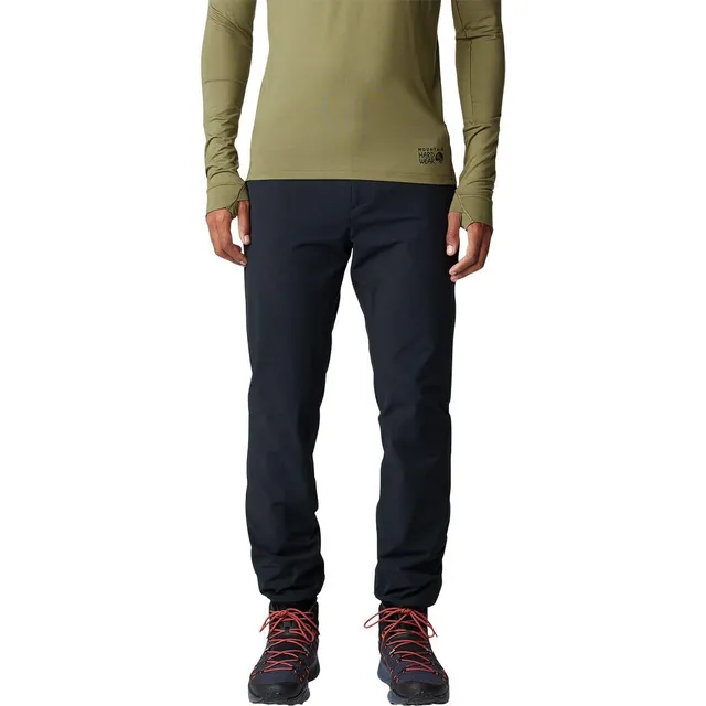 mountain-hardwear-yumalino-active-lined-pant-men-s-fleece-lined-softshell-winter image 1
