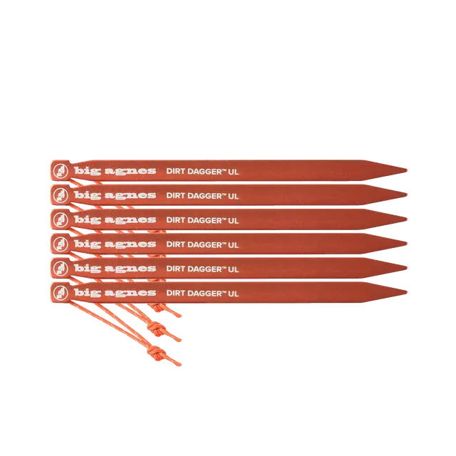big-agnes-dirt-dagger-ul-tent-stakes-pack-of-6-patented-i-beam-aluminum-ultralig image 1