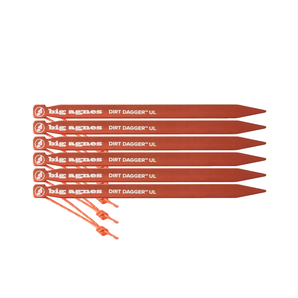 big-agnes-dirt-dagger-ul-tent-stakes-pack-of-6-patented-i-beam-aluminum-ultralig image 1