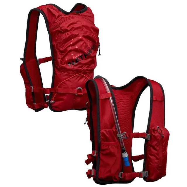 nathan-quickstart-plus-6l-hydration-running-vest-with-1-5l-bladder-red-dahlia-os image 1