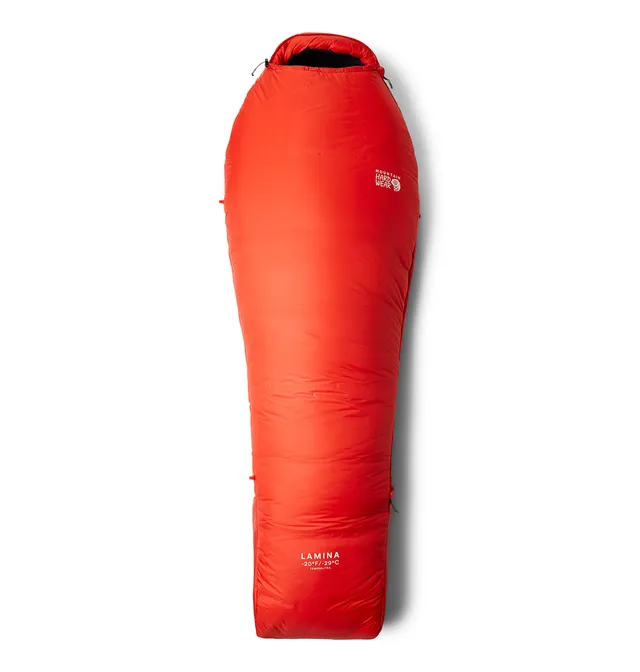 mountain-hardwear-lamina-20f-29c-long-sleeping-bag-unisex-fiery-red-left-hand-zi image 1
