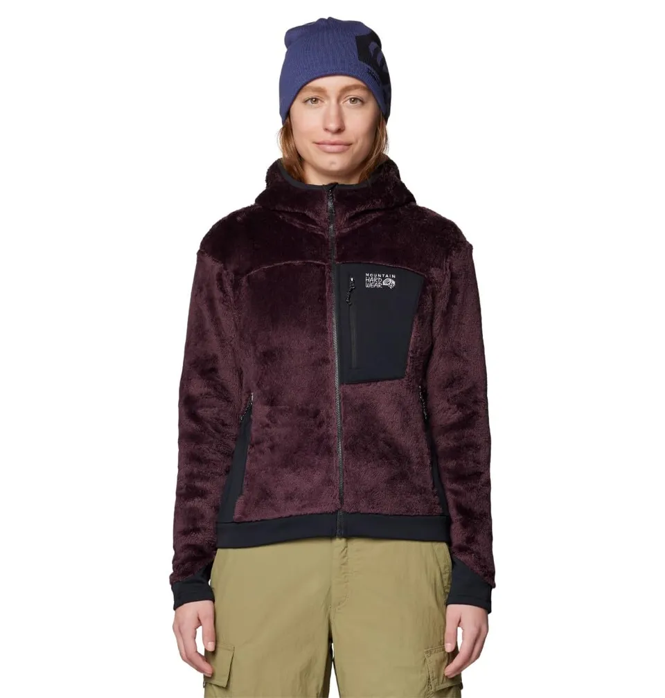 mountain-hardwear-women-s-polartec-high-loft-hoody-breathable-polartec-fleece-wi image 1