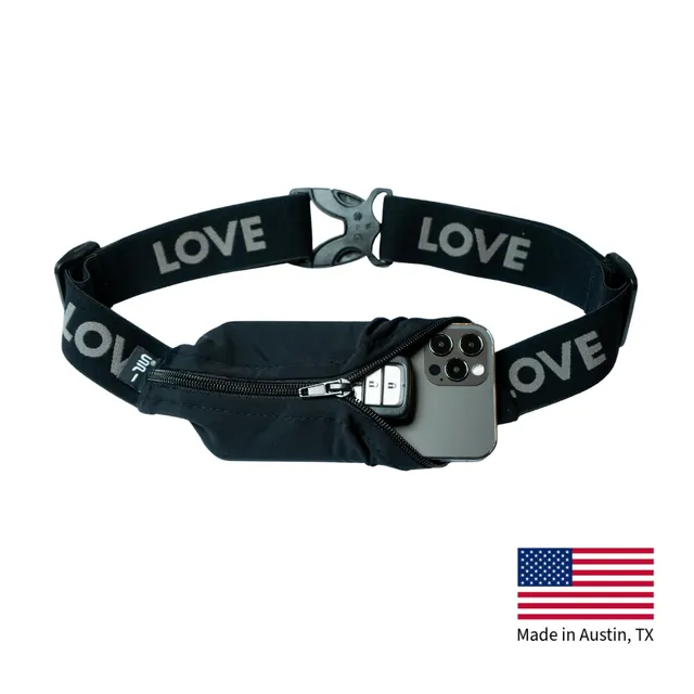 spibelt-love-belt-pro-running-belt-with-black-zipper image 1