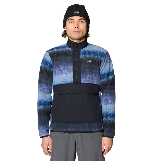 mountain-hardwear-microchill-snap-men-s-pullover-fleece-half-snap-recycled-micro image 1