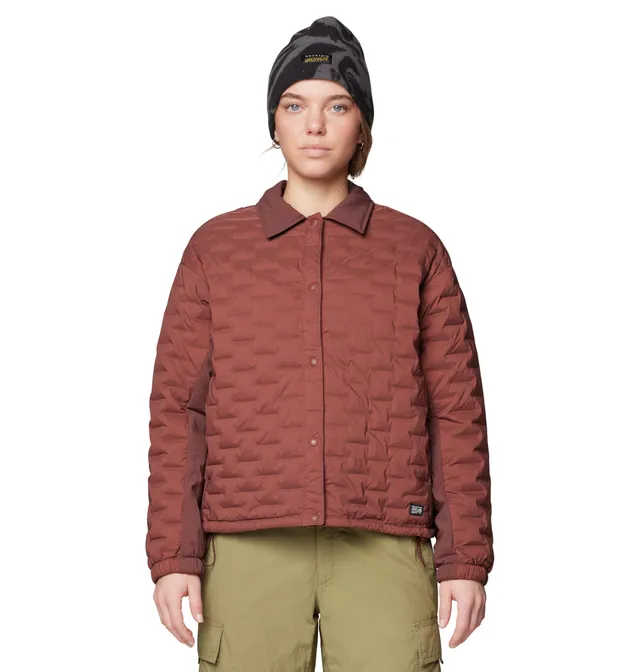 mountain-hardwear-women-s-stretchdown-light-snap-jacket-double-weave-stretch-ins image 1