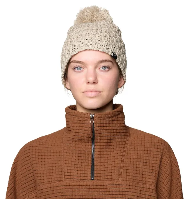 mountain-hardwear-women-s-snow-capped-beanie-pom-pom-winter-knit-hat image 1