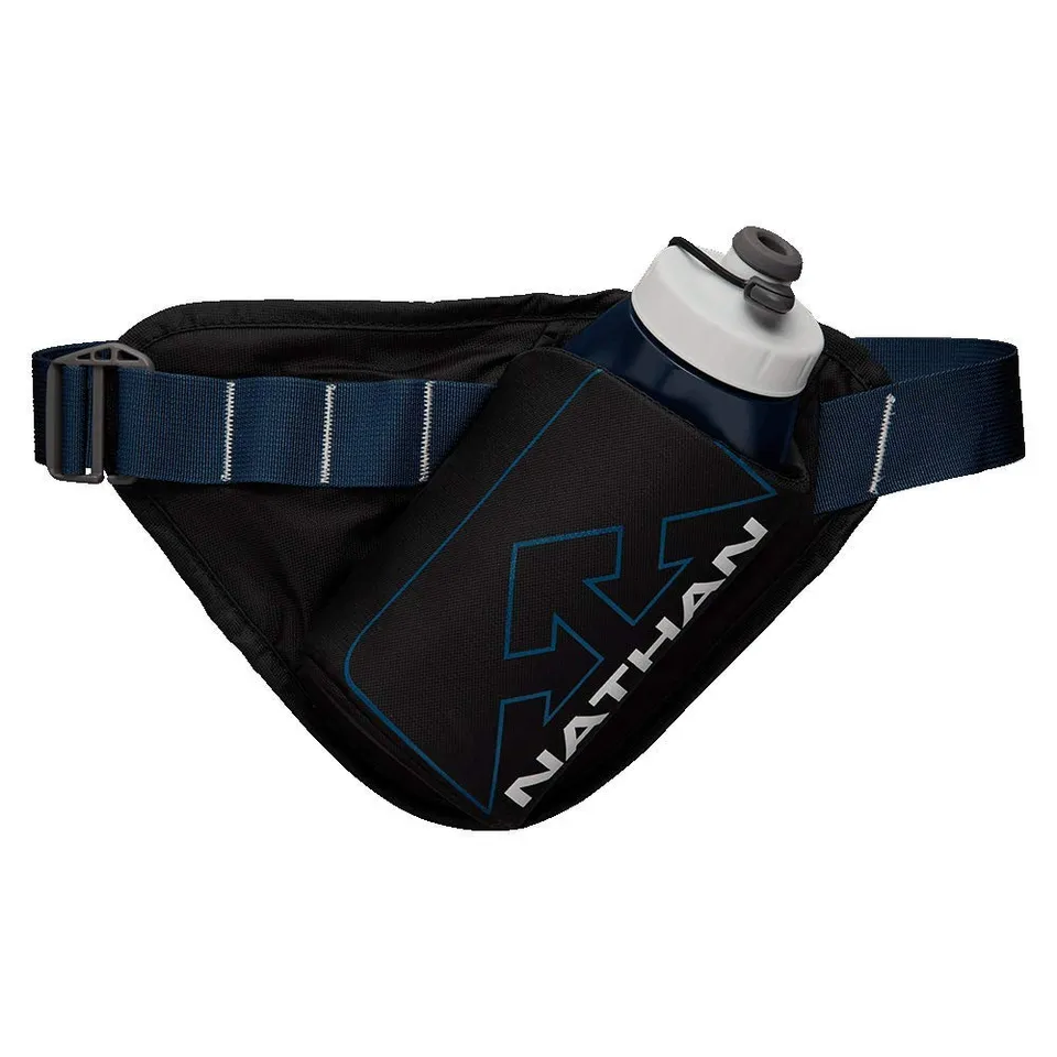 nathan-hydration-waist-pack-with-22oz-run-flask-adjustable-running-belt-with-pho image 1