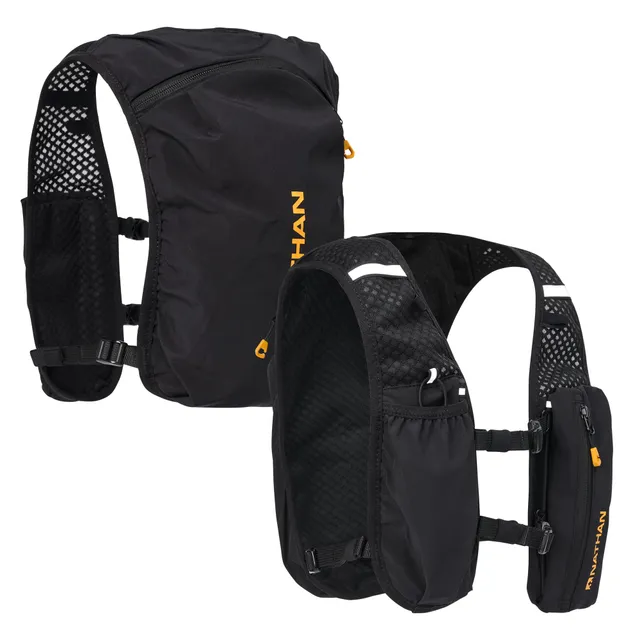 nathan-running-hydration-vest-osfm-black-bladder-compatible-reflective image 1