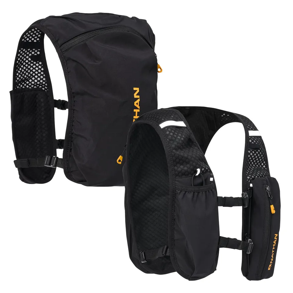 nathan-running-hydration-vest-osfm-black-bladder-compatible-reflective image 1