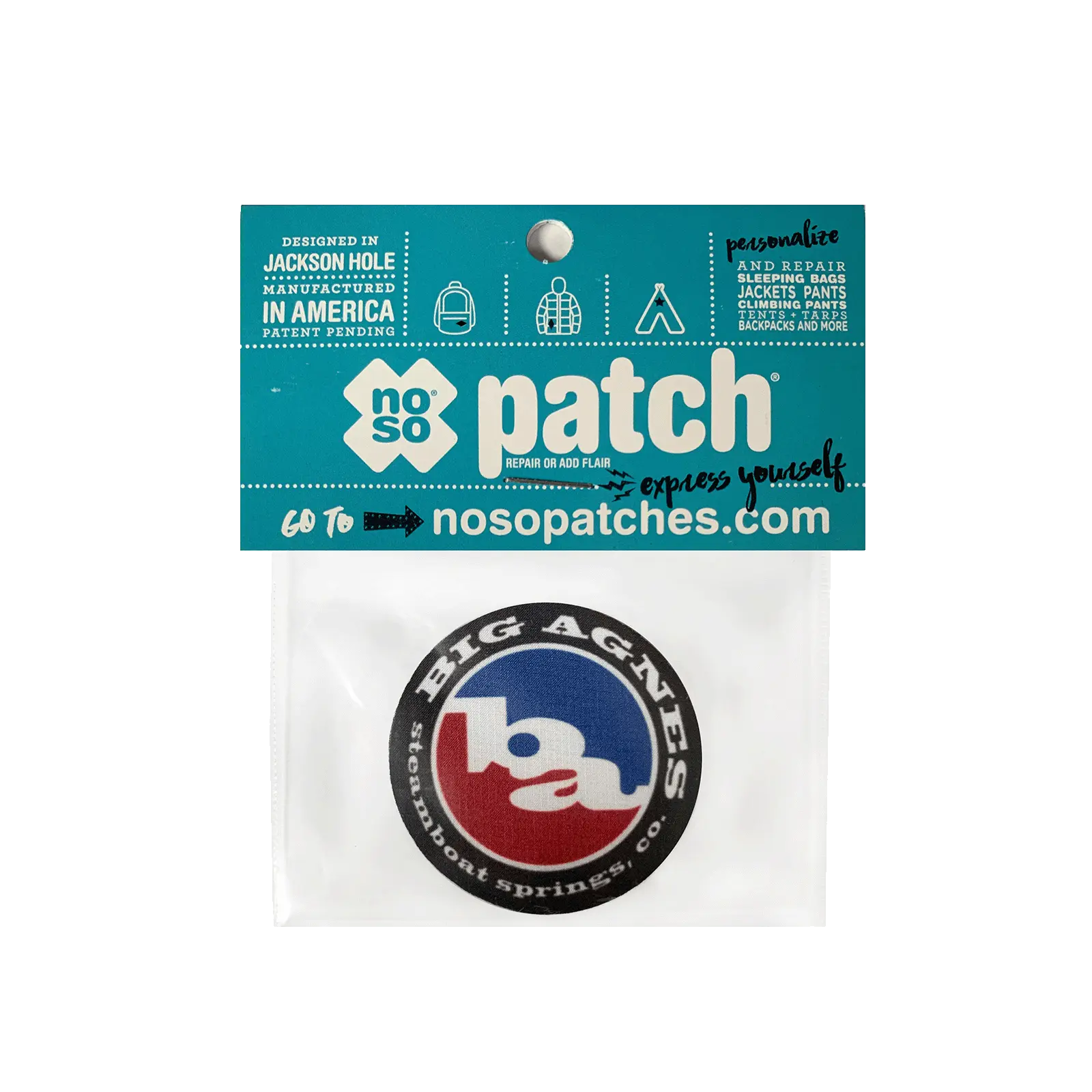 big-agnes-2-logo-noso-repair-patch image 2