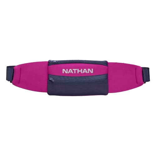 nathan-5k-belt-running-waist-belt-magenta-estate-blue-ultra-light-no-bounce-neop image 7