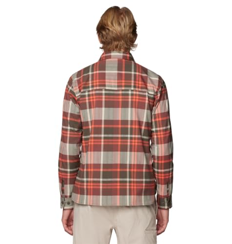 mountain-hardwear-voyager-one-men-s-long-sleeve-flannel-shirt-recycled-stretch-f image 8