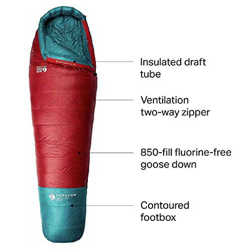 mountain-hardwear-phantom-30f-1c-long-sleeping-bag-alpine-red-850-fill-down-mumm image 8