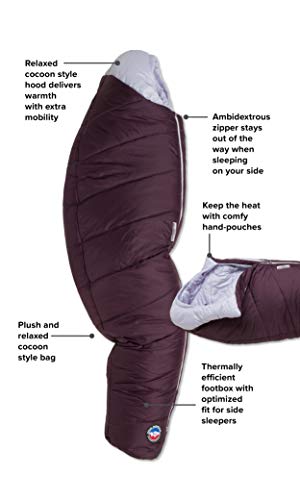 big-agnes-women-s-sidewinder-camp-fireline-eco-fill-sleeping-bag-side-sleeper-ca image 8