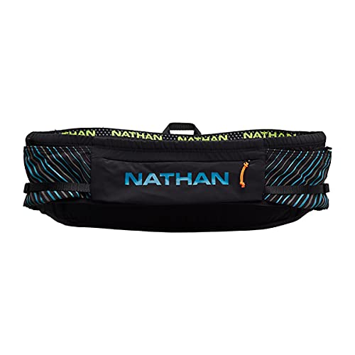 nathan-pinnacle-hydration-running-waistbelt-with-20oz-soft-flask-xxs-xs-black-bl image 4