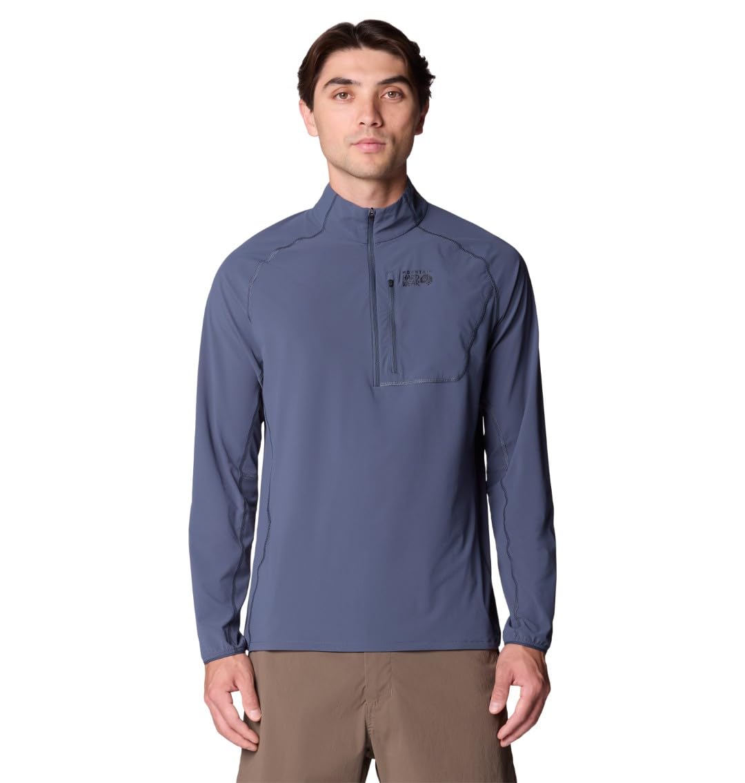 mountain-hardwear-sunshield-1-2-zip-upf-50-lightweight-anti-odor-sun-shirt-for-t image 7