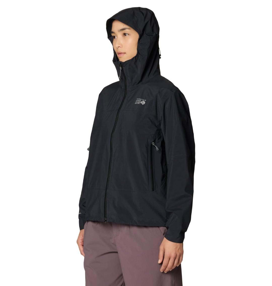 mountain-hardwear-women-s-cloud-cipher-hooded-jacket-3-layer-waterproof-rain-jac image 5