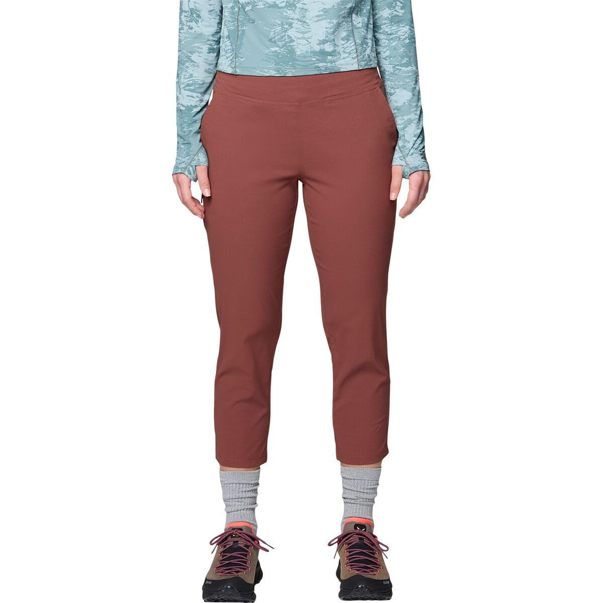 mountain-hardwear-dynama-crop-high-rise-stretch-cropped-pant-for-climbing-trail- image 5