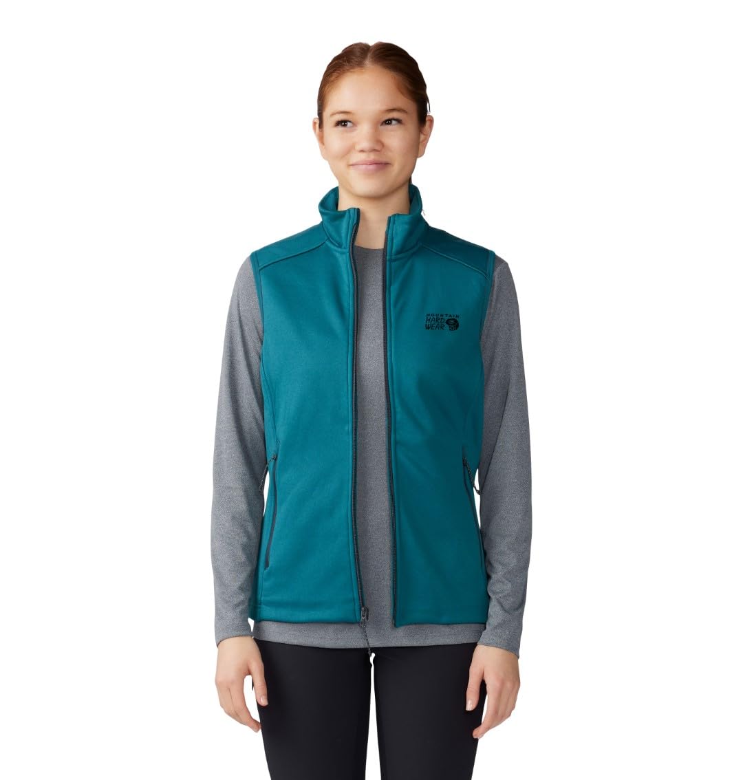 mountain-hardwear-sendura-vest-women-s-slim-fit-stretch-fleece-vest-with-brushed image 7