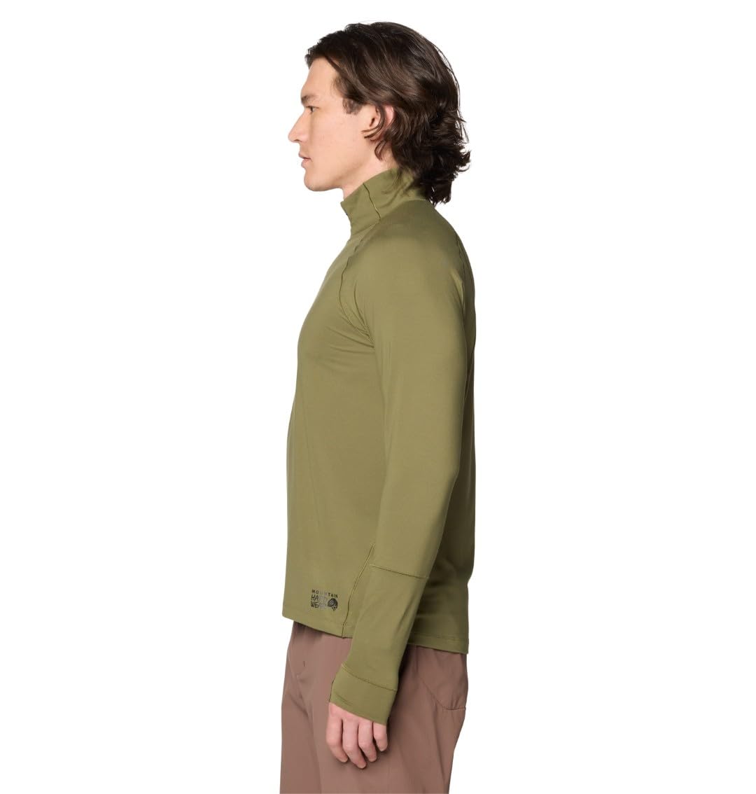 mountain-hardwear-butter-up-long-sleeve-1-2-zip-buttery-soft-moisture-wicking-od image 3