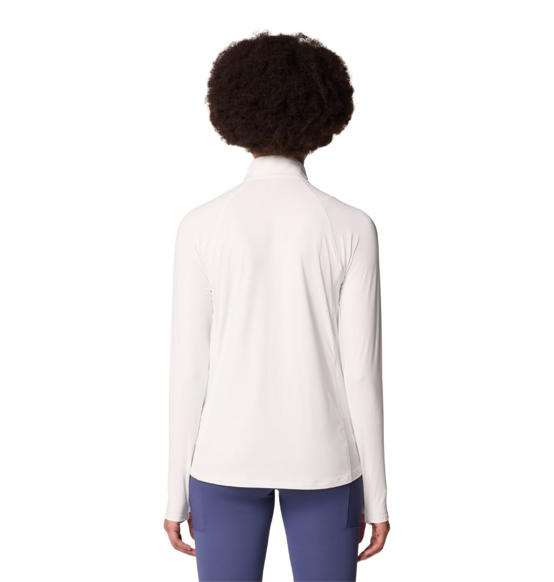 mountain-hardwear-crater-lake-1-2-zip-women-s-grid-fleece-mid-layer-with-scuba-h image 2