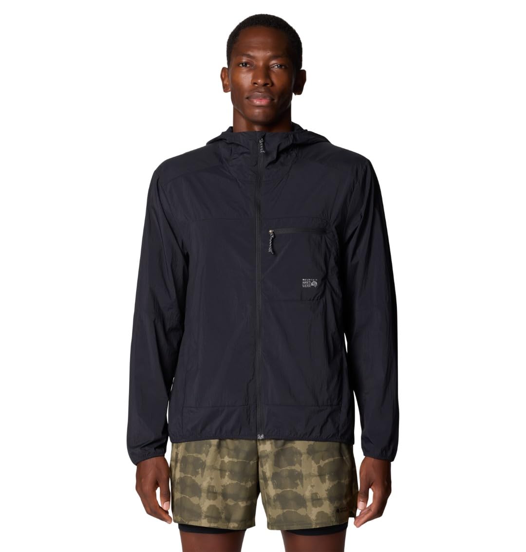 mountain-hardwear-men-s-wind-veil-hooded-jacket-packable-windproof-shell-with-he image 1