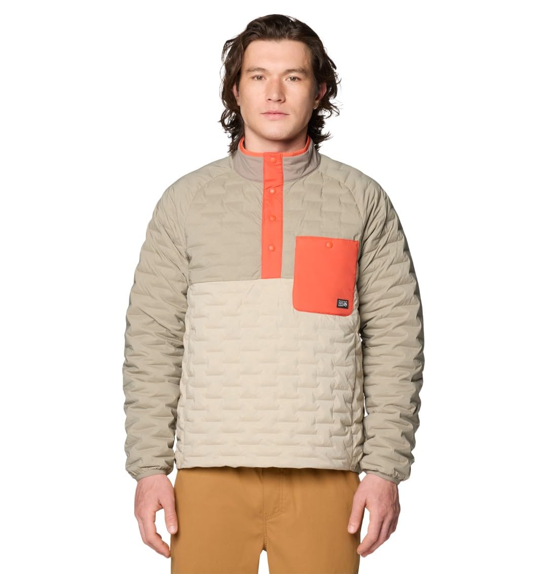 mountain-hardwear-stretchdown-light-snap-tee-down-insulated-snap-front-pullover- image 1