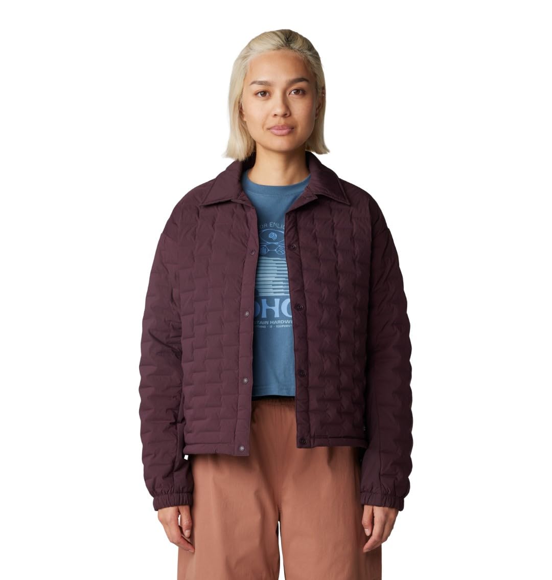 mountain-hardwear-women-s-stretchdown-light-snap-jacket-double-weave-stretch-ins image 8