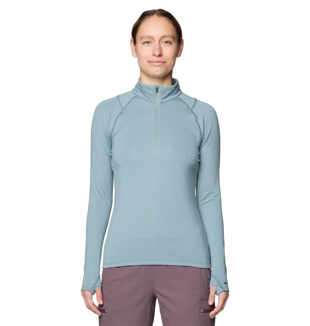 mountain-hardwear-crater-lake-heavyweight-half-zip-pullover-women-s-upf-50-fleec image 1