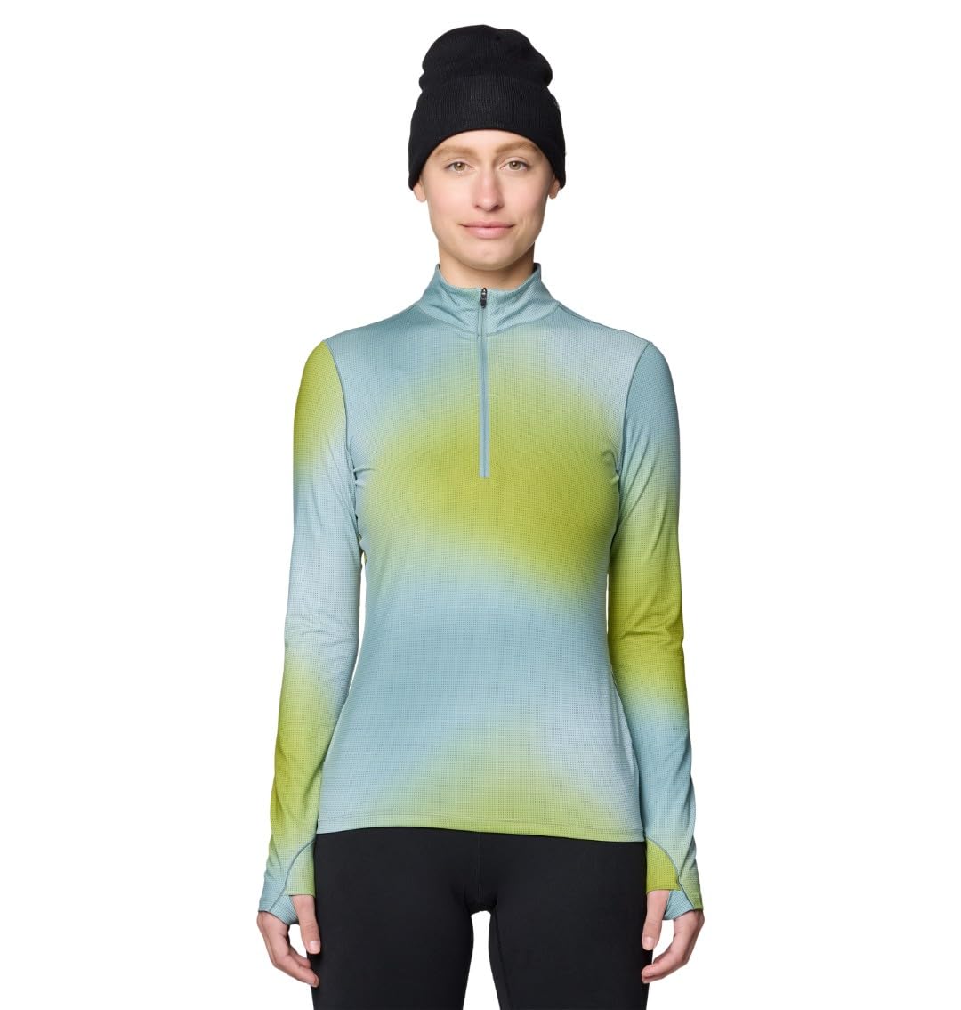 mountain-hardwear-butter-up-1-2-zip-moisture-wicking-base-layer-top image 1