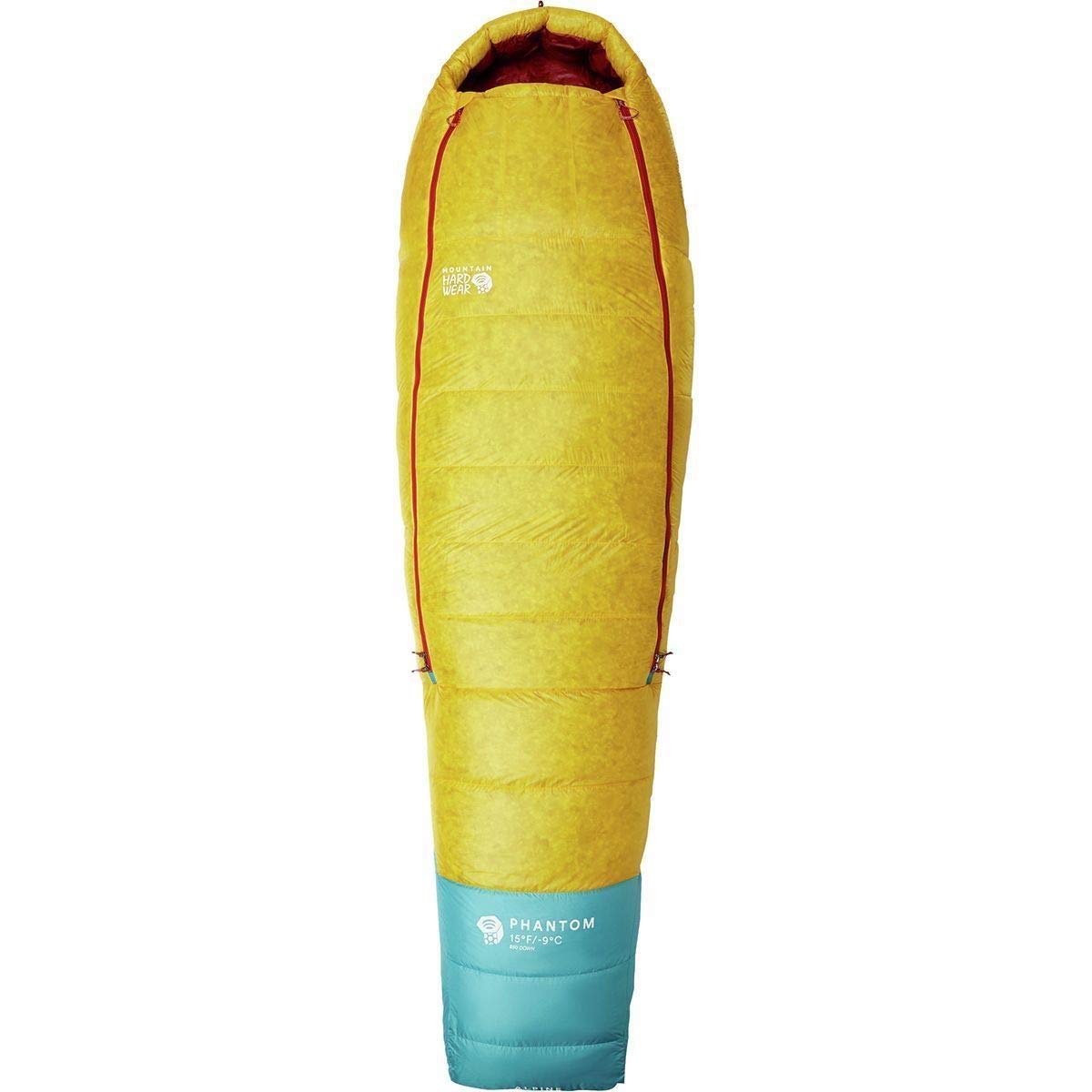 mountain-hardwear-unisex-phantom-alpine-30f-1c-long-sleeping-bag-deep-yellow-850 image 2