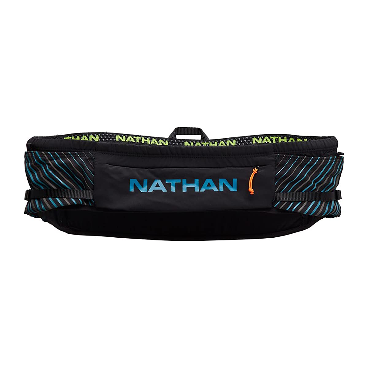 nathan-pinnacle-hydration-running-waistbelt-with-20oz-soft-flask-xxs-xs-black-bl image 1