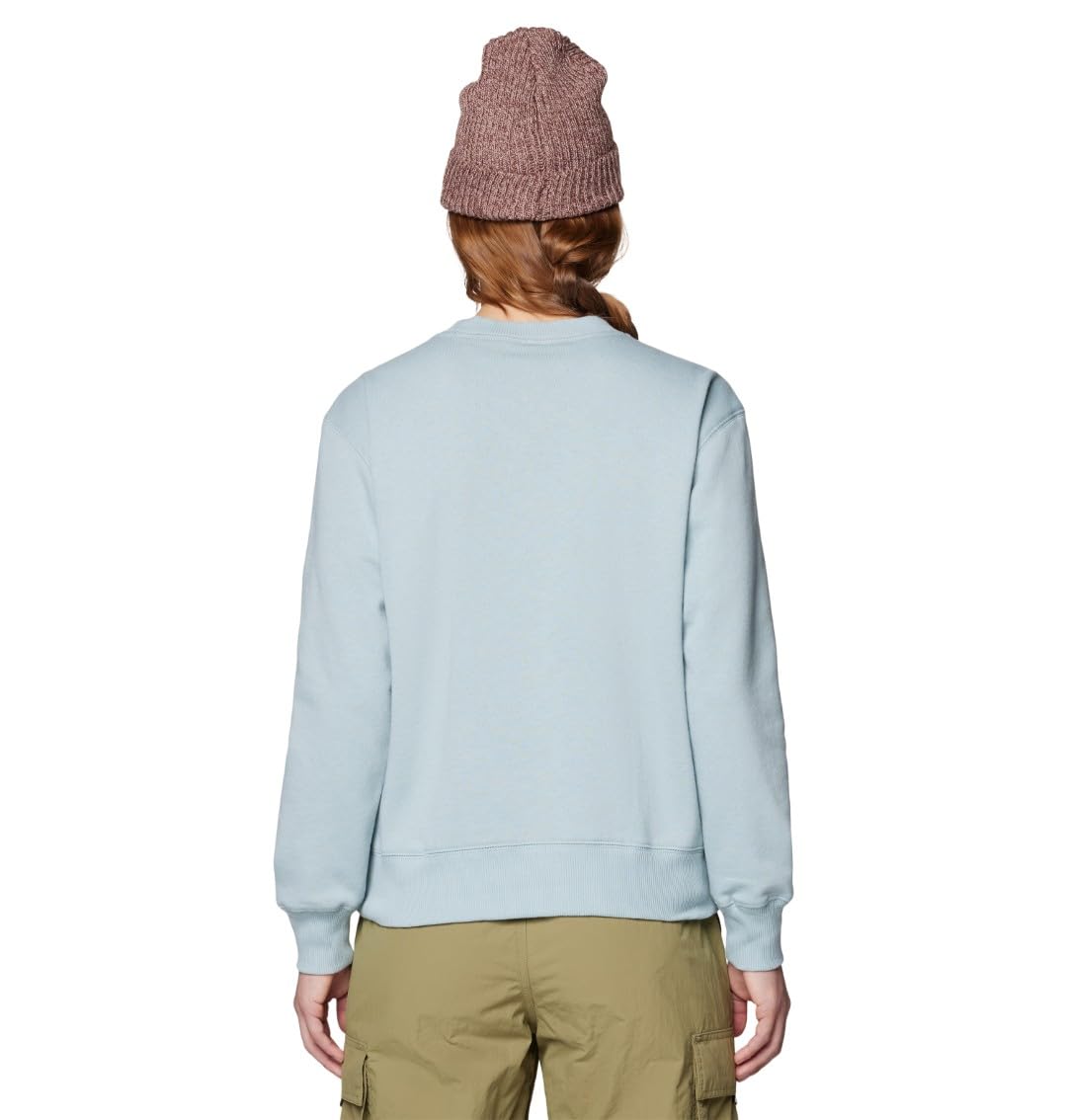 mountain-hardwear-women-s-mhw-logo-pullover-crew-100-cotton-jersey-graphic-sweat image 2