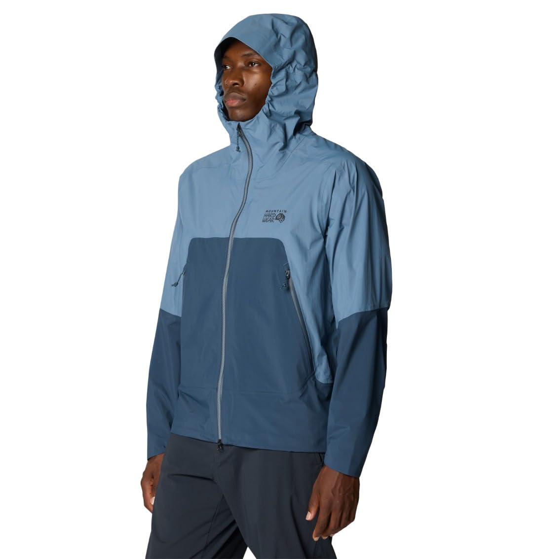 mountain-hardwear-men-s-cloud-cipher-hooded-jacket-3-layer-waterproof-rain-jacke image 4