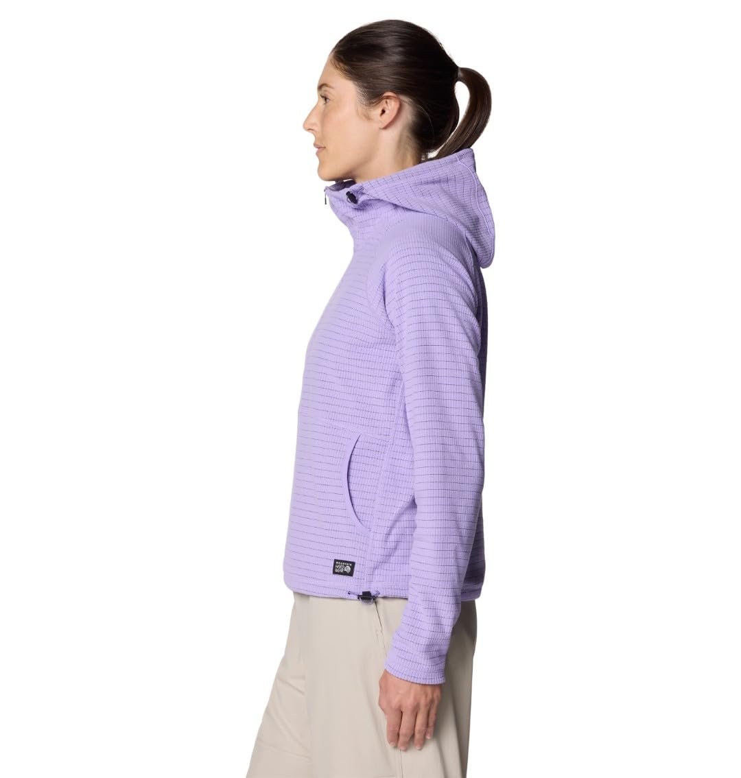 mountain-hardwear-summit-grid-1-2-zip-lightweight-fleece-midlayer-for-backpackin image 3