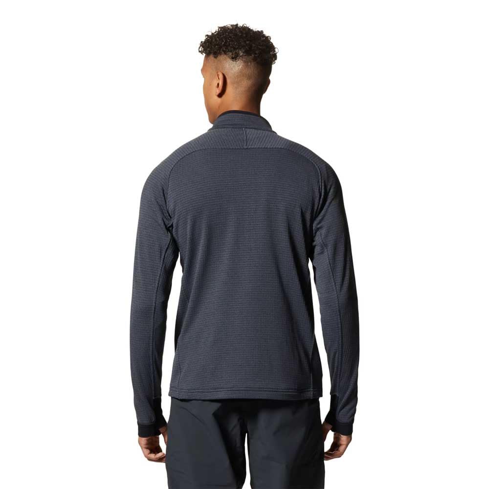 mountain-hardwear-polartec-power-grid-half-zip-jacket-men-s-recycled-grid-fleece image 2